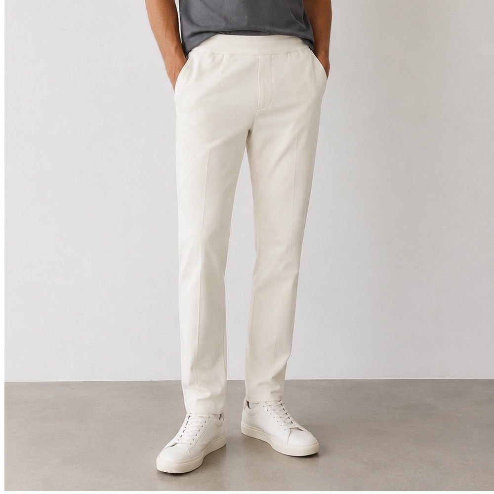 John Elliott Track Sweats Men's Medium Salt Cotton Cashmere Fleece Jogger Pants